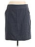 Amanda + Chelsea Solid Gray Casual Skirt Size 12 - photo 1