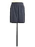 Amanda + Chelsea Solid Gray Casual Skirt Size 12 - photo 2