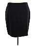Of Mercer Solid Black Formal Skirt Size 3X - photo 2