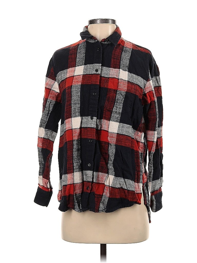 Pre-owned Madewell Long Sleeve Button Down Shirt