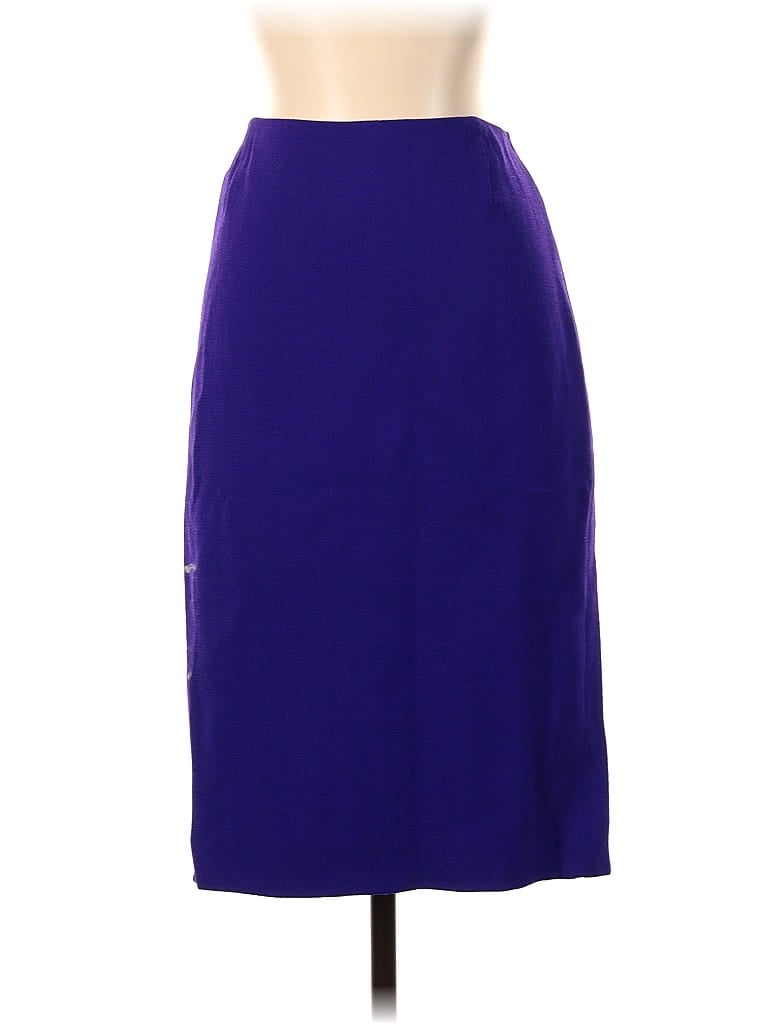 Pre-owned Escada Wool Skirt In Purple