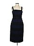 Banana Republic Stripes Blue Cocktail Dress Size 8 - photo 1