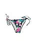 YMI Floral Teal Swimsuit Bottoms Size 1X - photo 1