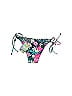 YMI Floral Teal Swimsuit Bottoms Size 1X - photo 2