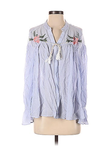 En Creme Long Sleeve Blouse (view 1)
