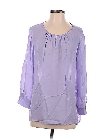 Katherine Kelly Collection Long Sleeve Silk Top (view 1)