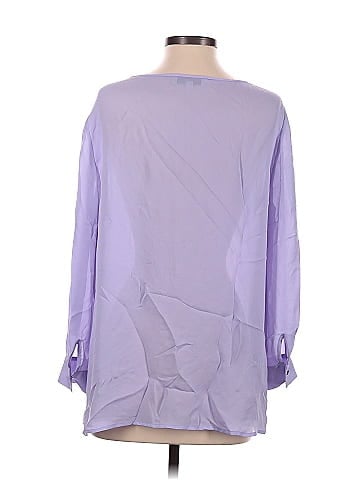 Katherine Kelly Collection Long Sleeve Silk Top (view 2)