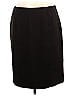 Kasper 100% Polyester Solid Black Formal Skirt Size 16 - photo 1