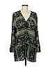 Chacok Green Long Sleeve Blouse Size 8 - photo 1