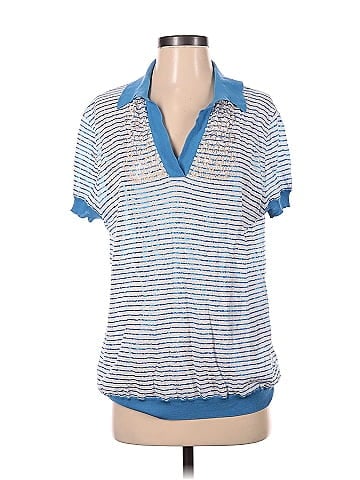 Blue Les Copains Short Sleeve Polo (view 1)