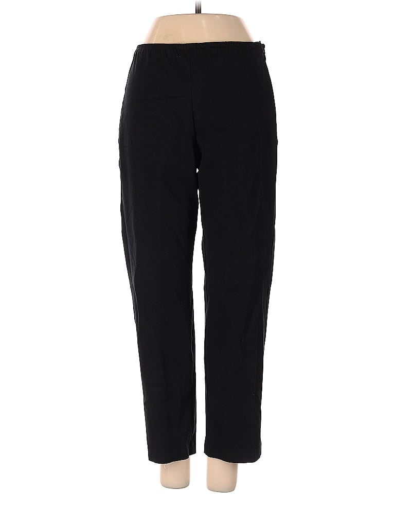 Pre-owned Eileen Fisher Casual Pants In Black