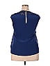 Uterque Blue Sleeveless Blouse Size M - photo 2