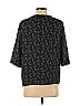 Scotch & Soda 100% Recycled Polyester Black 3/4 Sleeve Blouse Size P (petite) - photo 2