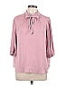 Joie Pink 3/4 Sleeve Blouse Size M - photo 1