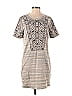 BCBGMAXAZRIA Graphic Gray Casual Dress Size XXS - photo 1