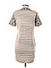 BCBGMAXAZRIA Graphic Gray Casual Dress Size XXS - photo 2