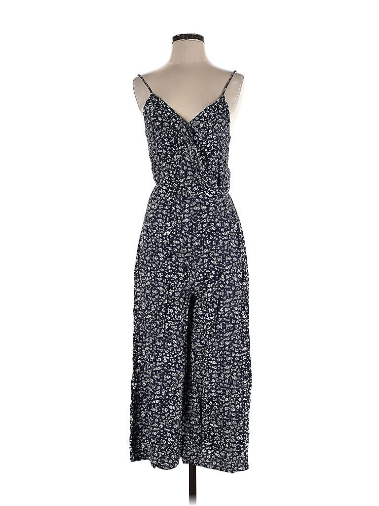 Pre-owned All In Favor Jumpsuit In Blue