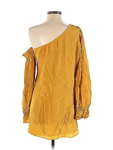 Stone Long Sleeve Silk Top (view 2)