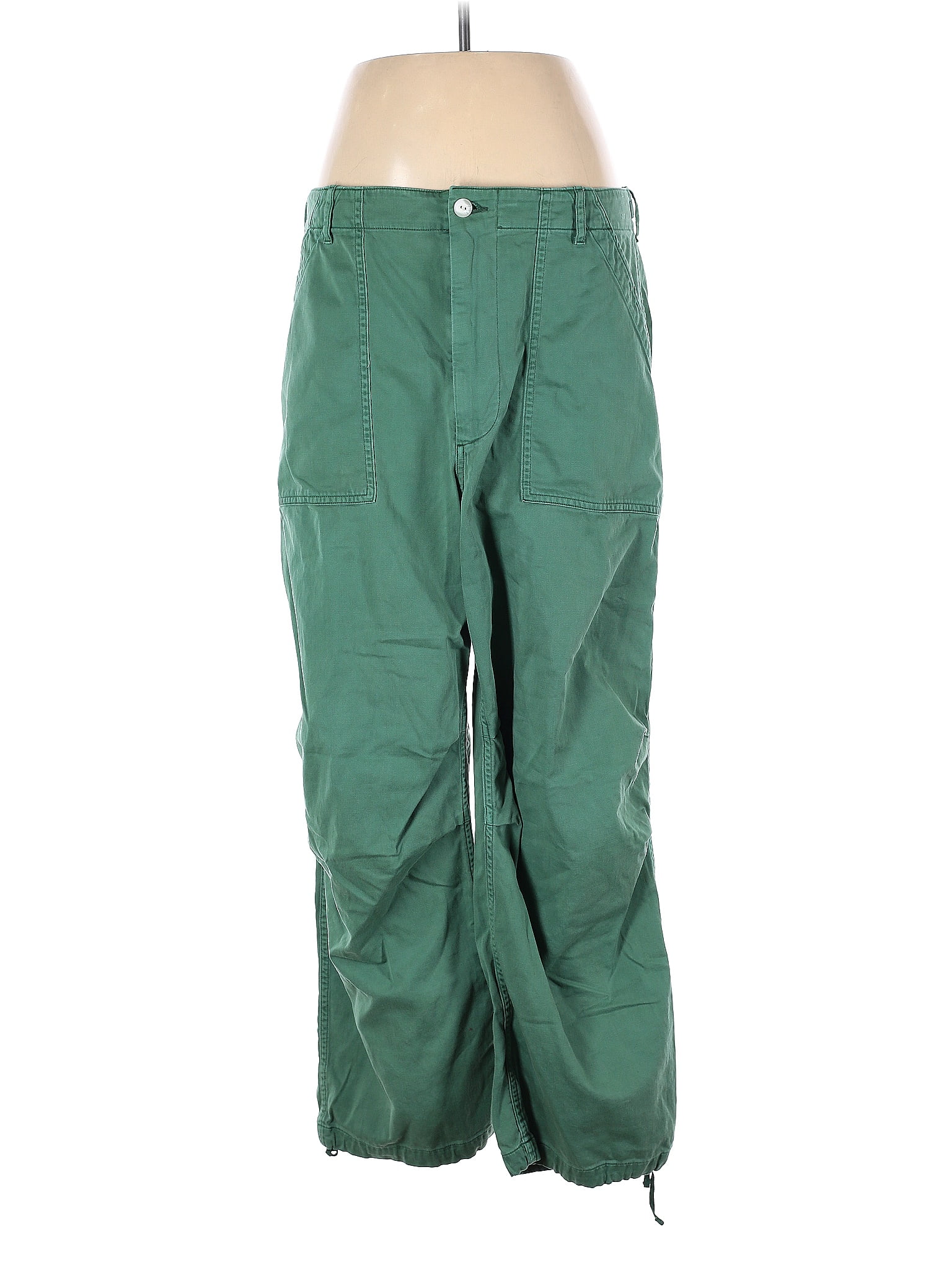 Rag & Bone 100 Cotton Green Cargo Pants Size 12 20 off ThredUp