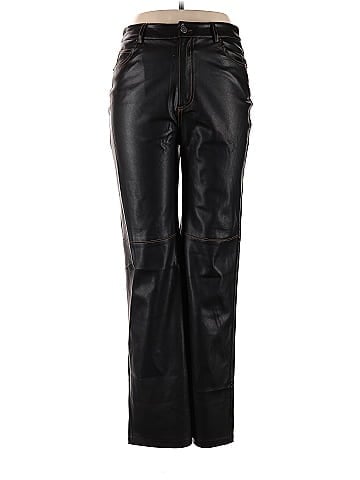 Pull&Bear Faux Leather Pants (view 1)