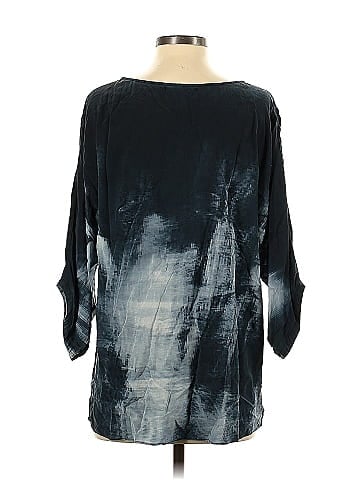 Jarbo 3/4 Sleeve Silk Top (view 2)