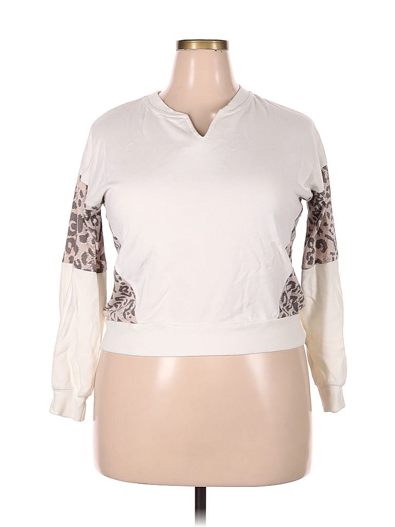 Pre-owned Les Soeurs Sweatshirt In White