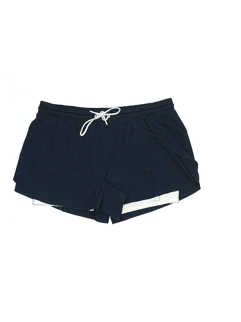 MTA Sport Solid Blue Athletic Shorts Size 1X (Plus) 30 off ThredUp