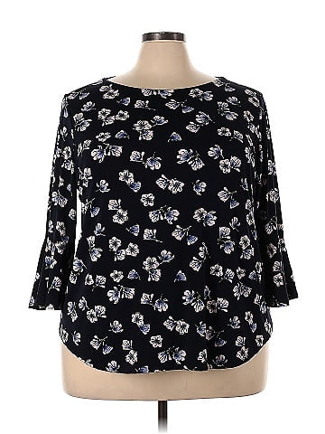Carmen Carmen Marc Valvo 3/4 Sleeve Blouse (view 1)