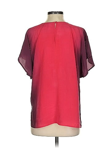 French Connection Short Sleeve Silk Top (view 2)