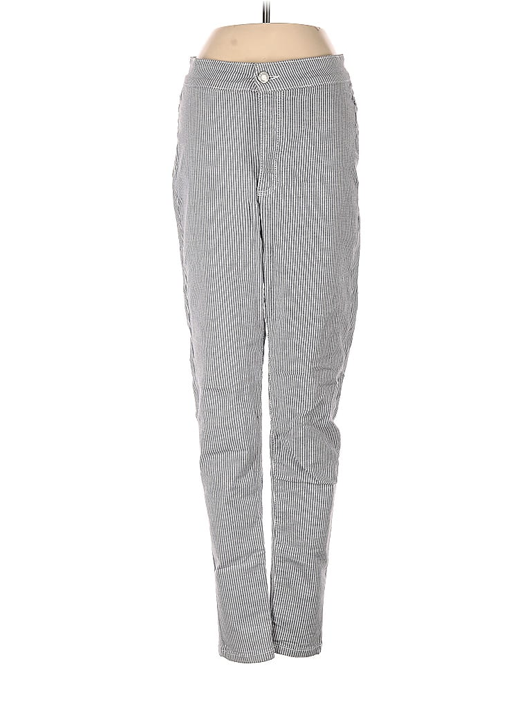 Pre-owned Free People Casual Pants In Gray