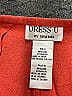 Dress-U By Sharon Hearts Red Linen Pants Size 10 - photo 3