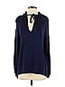Blaque Label Blue Long Sleeve Blouse Size S - photo 1