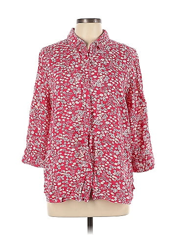 Intro 3/4 Sleeve Button-Down Shirt (view 1)