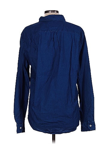 Indigo Long Sleeve Polo (view 2)