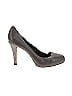 Saks Fifth Avenue Gray Heels Size 10 - photo 1