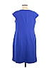 Jones Studio Solid Blue Casual Dress Size 16 - photo 2