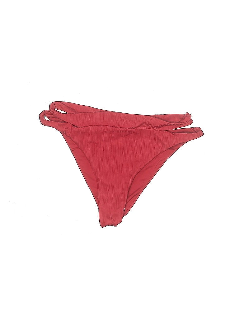 Aro Solid Red Swimsuit Bottoms Size M - photo 1