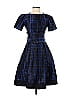 Jil Sander Argyle Blue Cocktail Dress Size M - photo 1