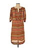 Nostalgia 100% Polyester Paisley Orange Casual Dress Size S - photo 1