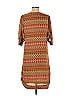 Nostalgia 100% Polyester Paisley Orange Casual Dress Size S - photo 2