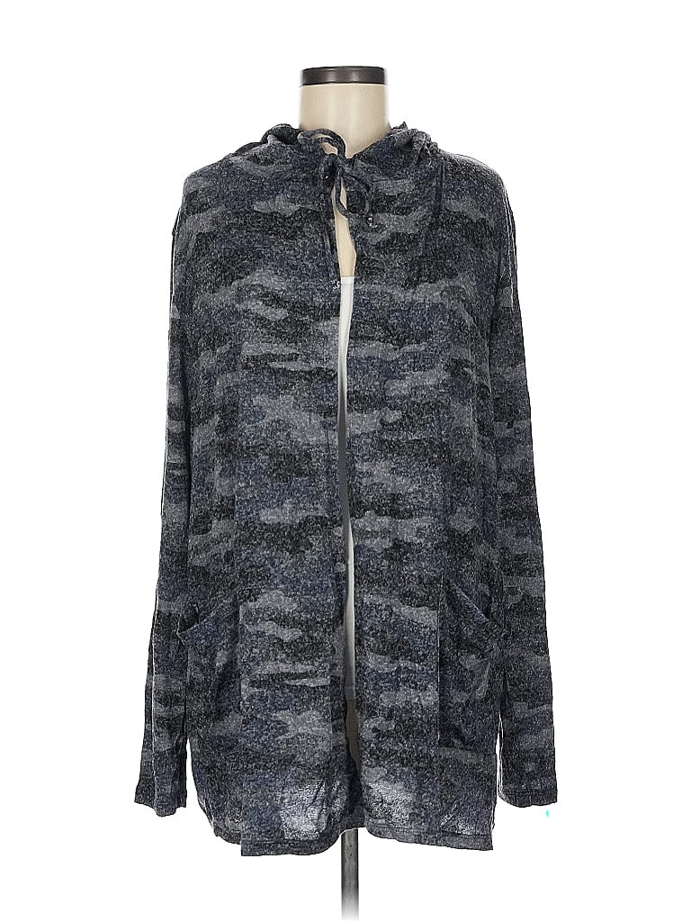 Pre-owned Lucky Brand Cardigan Sweater In Blue