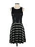 Ella Moss Stripes Black Cocktail Dress Size XS - photo 1
