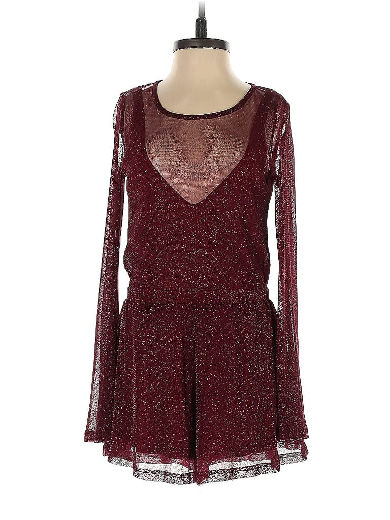 TWIIN Tweed Burgundy Romper Size XXS - photo 1