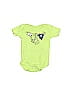 College Kids 100% Cotton Graphic Green Short Sleeve Onesie 3-6 MO / 6 MO - photo 1