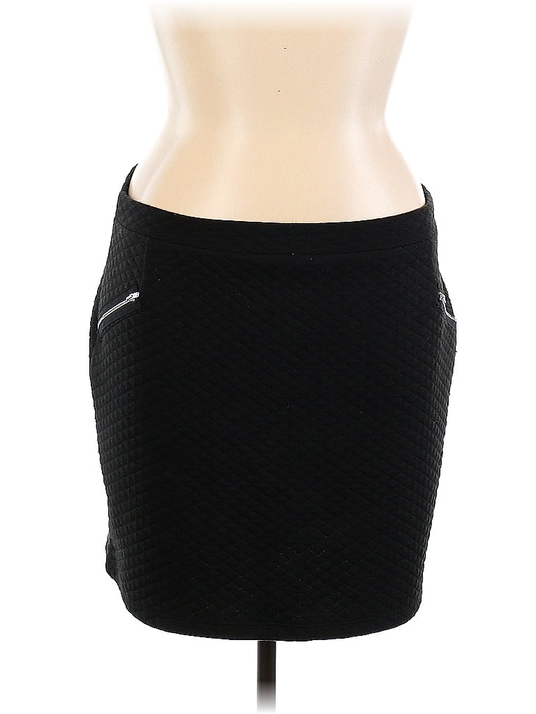 Pre-owned Maurices Casual Skirt In Black