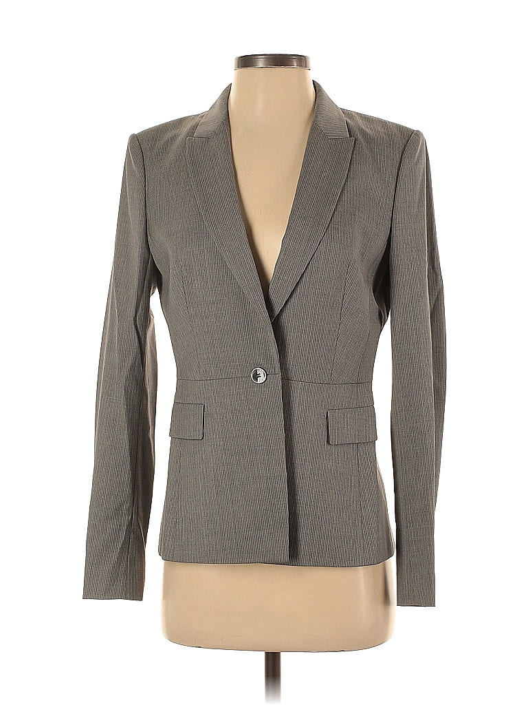 BOSS by HUGO BOSS Gray Blazer Size 4 - photo 1