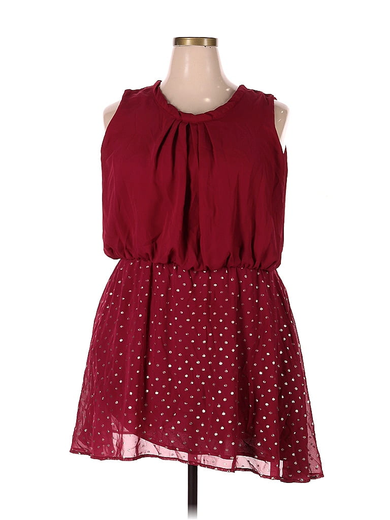 Maison Jules Striped Polo Dress Pink Size XS main image 0