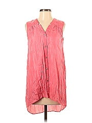 Calypso St. Barth Sleeveless Button Down Shirt