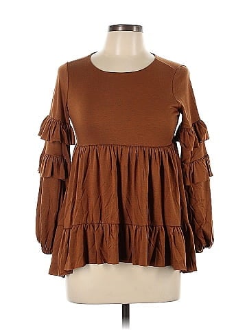 Mia Joy Long Sleeve Blouse (view 1)