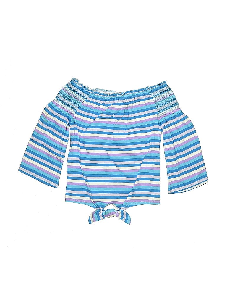 Cloud Chaser 100% Cotton Blue 3/4 Sleeve Top Size 14 (big kids) - photo 1